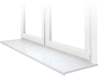 Підвіконня глянець Білий 200мм  