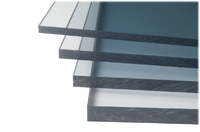 Полікарбонат монолітний "Plaskolite" графіт 3мм 2,05*3,055м