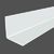 Кут декоративний білий 25x25x2750мм (ТИС)
