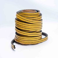 Ущільнювач самоклеючий чорний D100