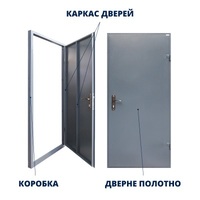 Двері Україна технічні порошок  40х40