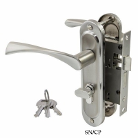 Ручка - защелка "IMPERIAL" LP 04-H20 (AB, BN/GP, SN/CP, SN/GP) (під ключ)