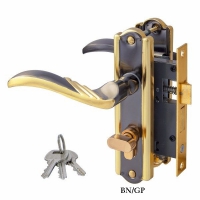 Ручка - защелка "IMPERIAL" LP 28-H33 (AB, BN/GP, SN/CP, SN/GP) (під ключ)