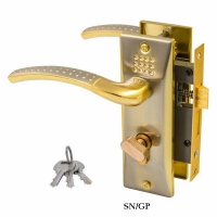 Ручка - защелка "IMPERIAL" LP 32-H14 (AB, BN/GP, SN/CP, SN/GP) (під ключ)