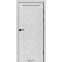 Міжкімнатні двері Syndicate  SD-PVC - 137 Бетон білий дзеркало